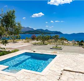 Luxury 5 Bedroom Beachfront Villa near Dubrovnik, Sleeps 11-12